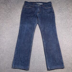 Mott & Bow Jeans Mens 33x31 Blue Straight Leg Dark Wash Stretch Denim Casual